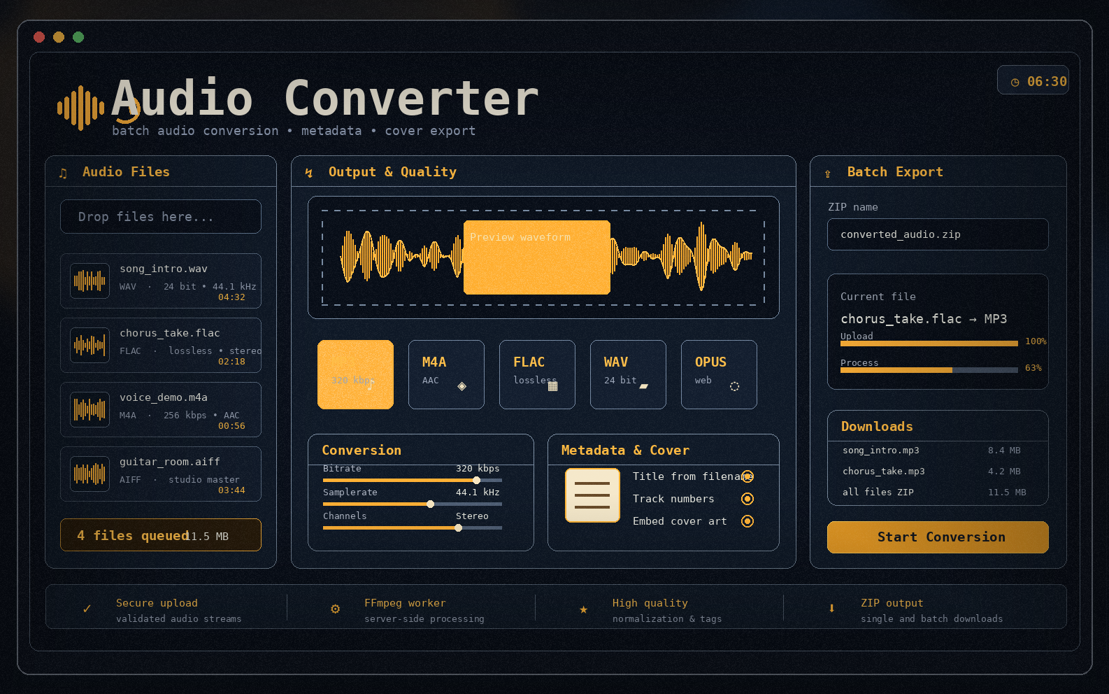 Vorschaubild zu Audio Converter