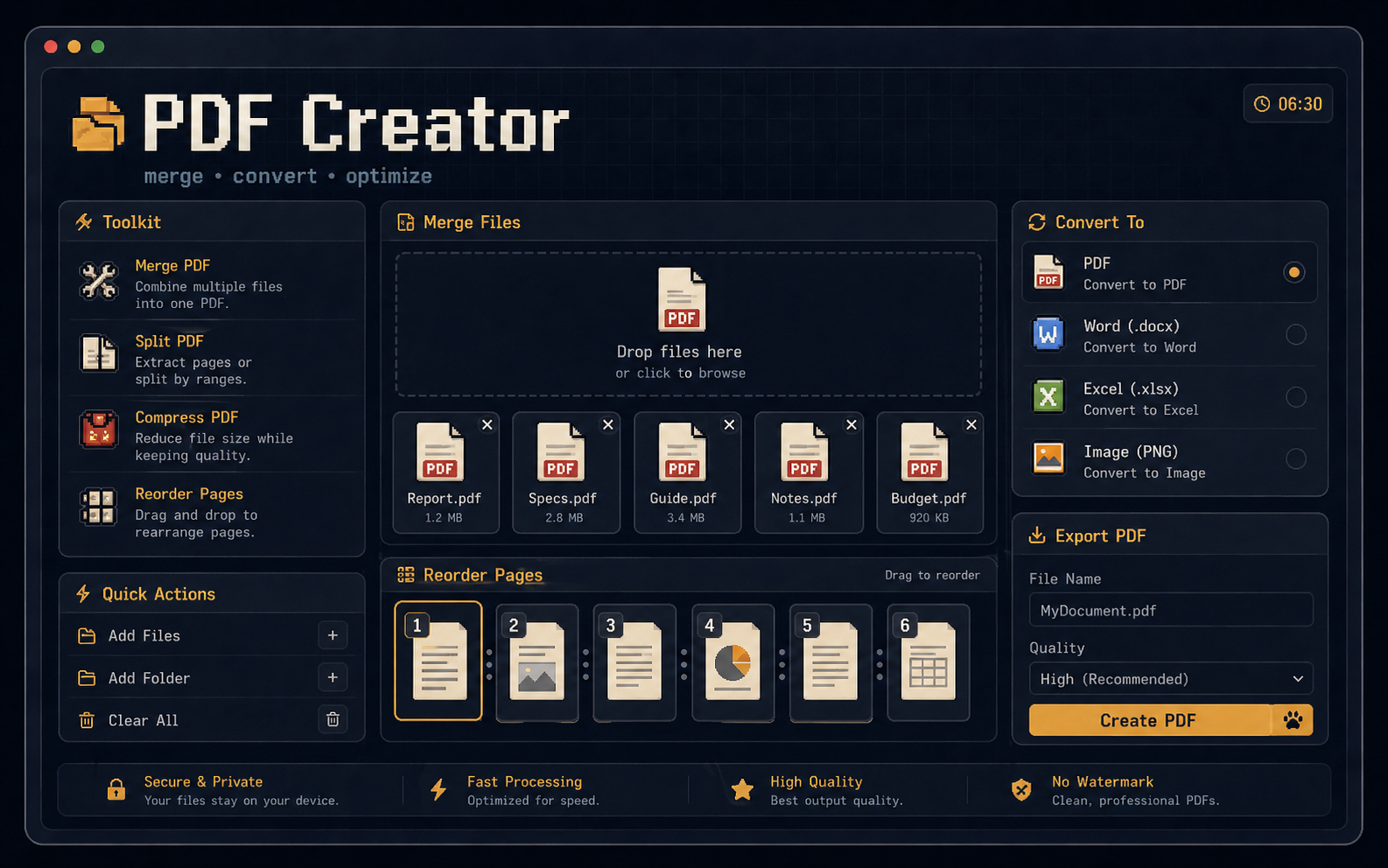 Vorschaubild zu PDF Creator