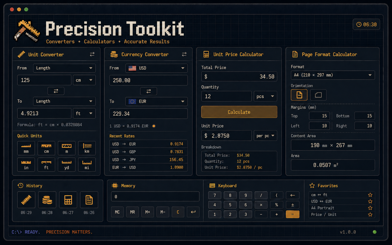 Vorschaubild zu Precision Toolkit