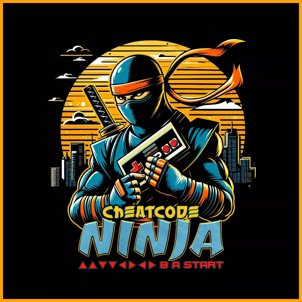 Cheatcode Ninja T-Shirt, schwarz – Bild 3