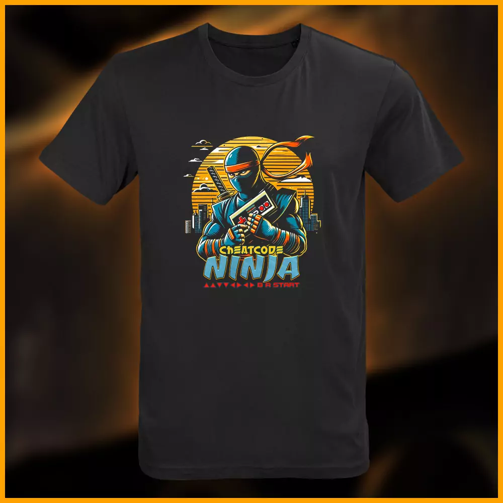 Cheatcode Ninja T-Shirt, schwarz
