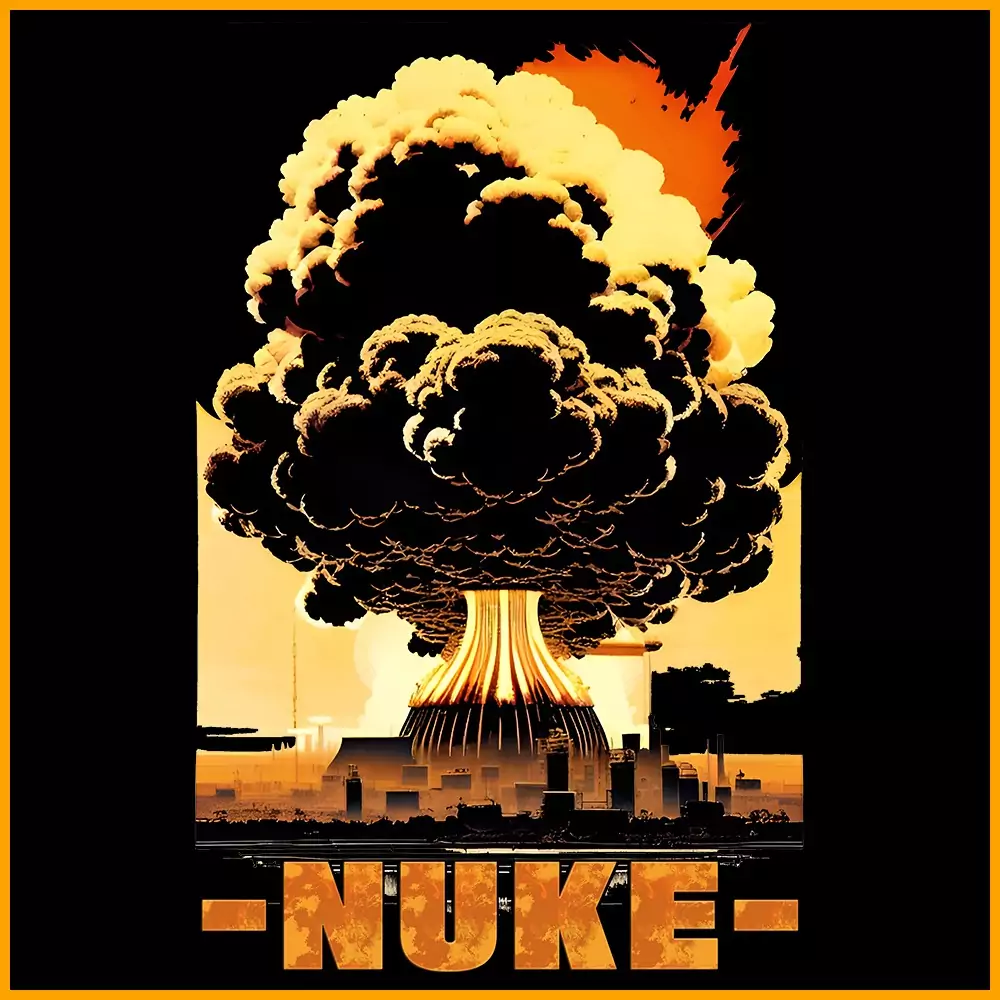 Nuke T-Shirt, schwarz – Bild 2