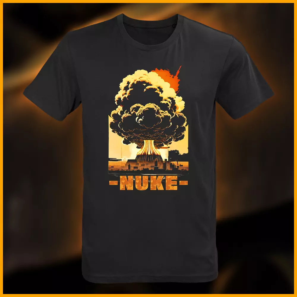 Nuke T-Shirt, schwarz