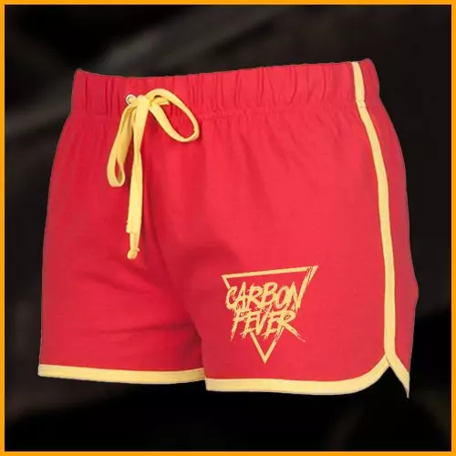 Carbon Fever - Training Shorts, rot
