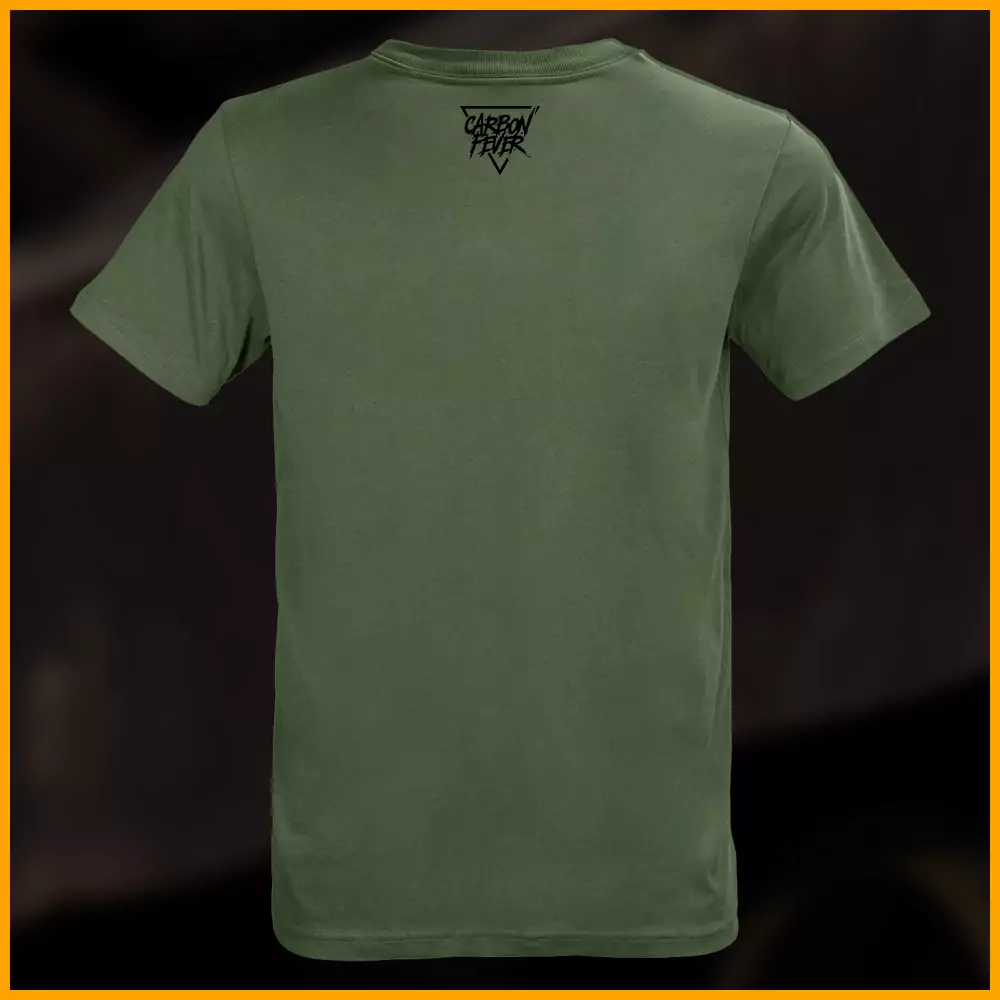 Carbon Fever - Tiger T-Shirt, oliv – Bild 2