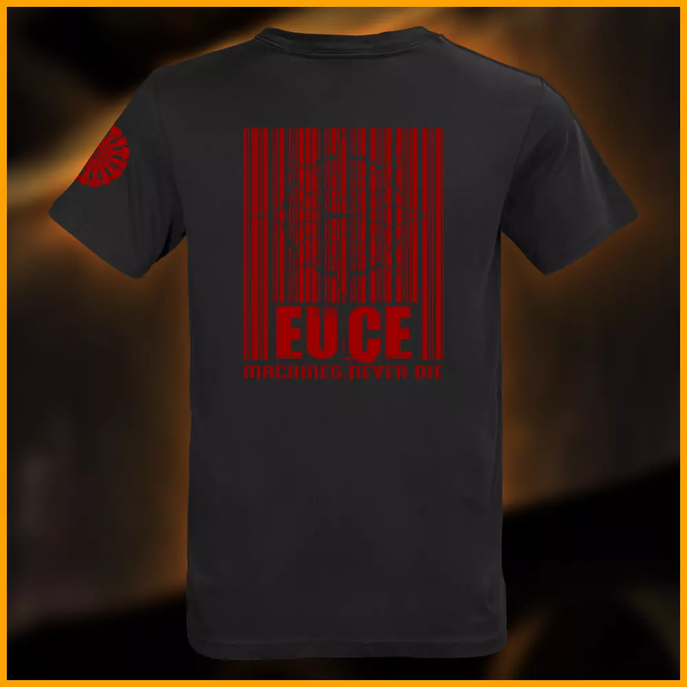 EUCE - Barcode T-Shirt, schwarz – Bild 3
