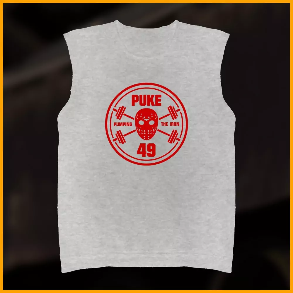 Puke 49 – Pumping the Iron, Cut Off Sweatshirt, diverse Farben – Bild 13