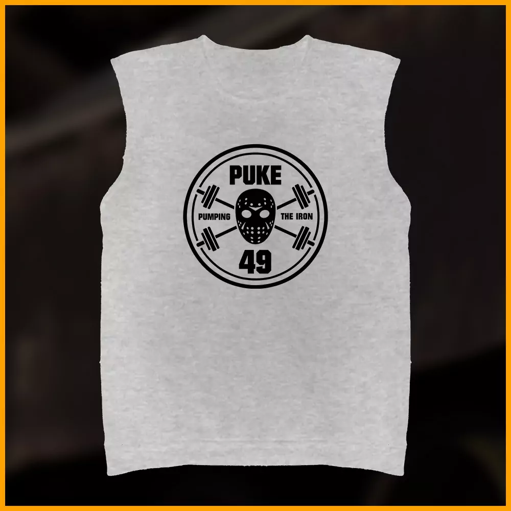 Puke 49 – Pumping the Iron, Cut Off Sweatshirt, diverse Farben – Bild 11