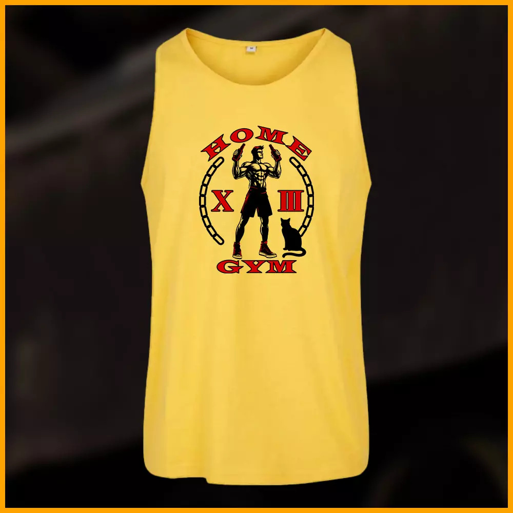 Home Gym XIII Cat Trägershirt, gelb